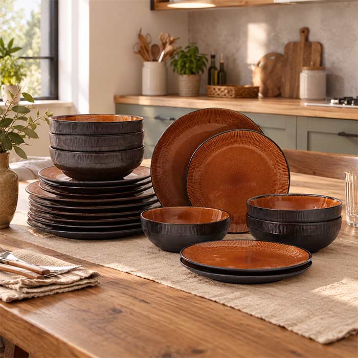 Posto Tavola Amber - 18 Pz