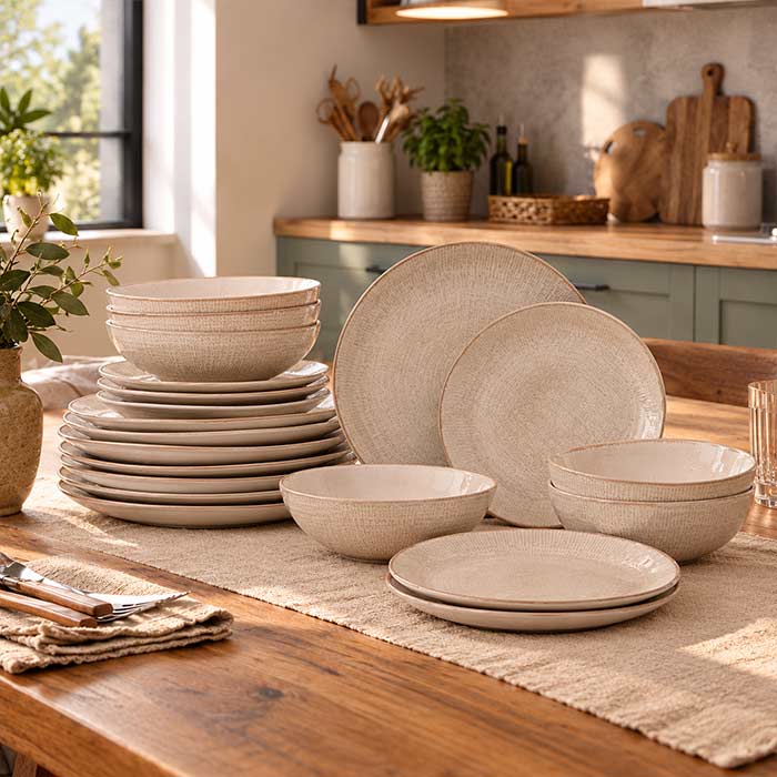 Posto Tavola Sand - 18 Pz