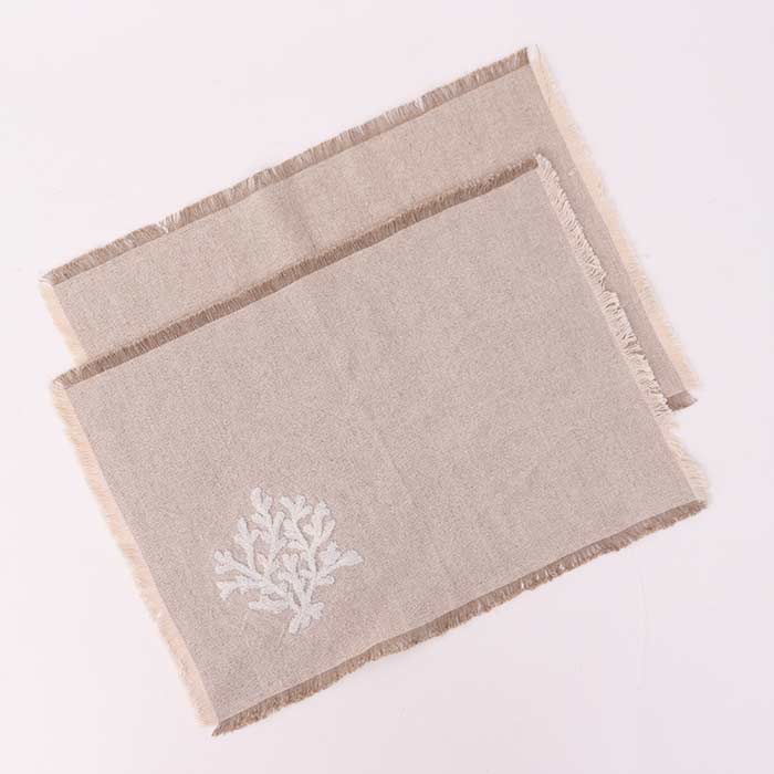 Tovaglietta Reef White