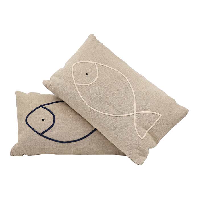 Cuscino Lovely Fish - 2 Col Ass