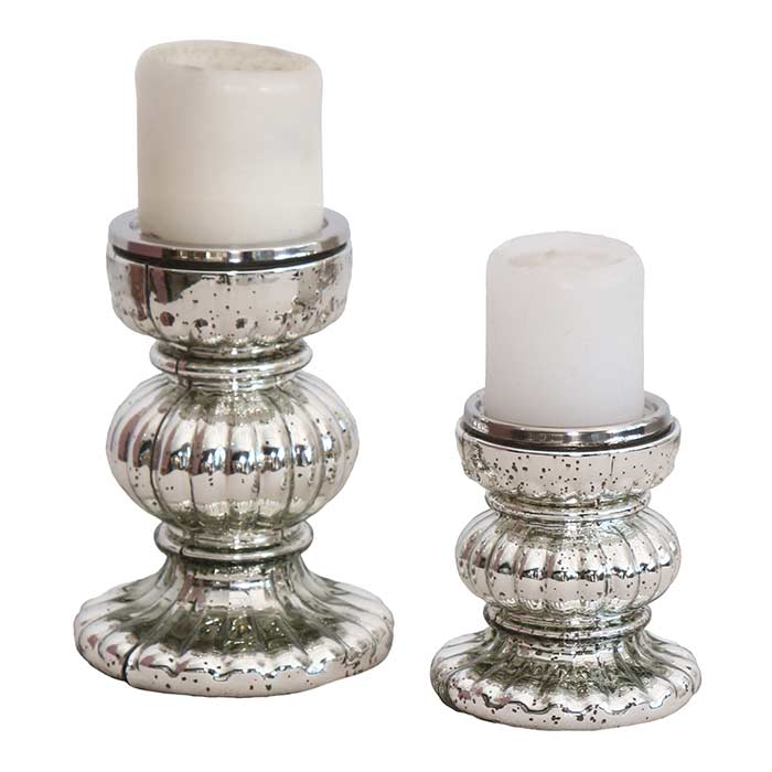 Candelabri Vetro Enchantè Fat - Set 2