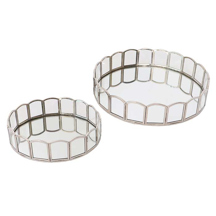 Vassoi Vanity Silver - Set 2