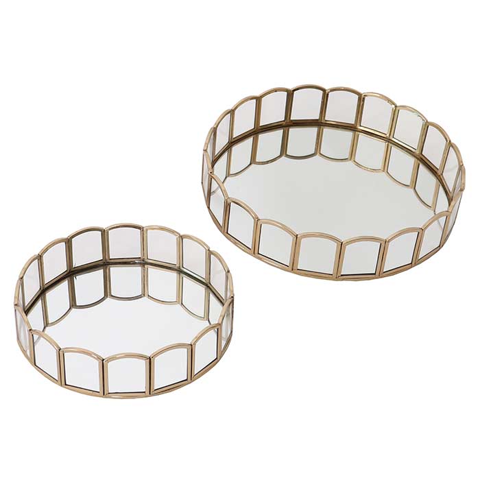 Vassoi Vanity Gold - Set 2