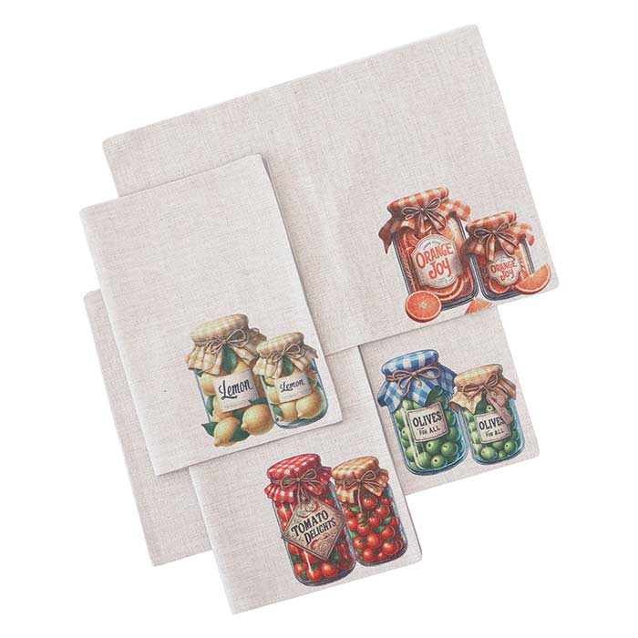 Grandma's Preserves Placemat - 4 Mod Ass