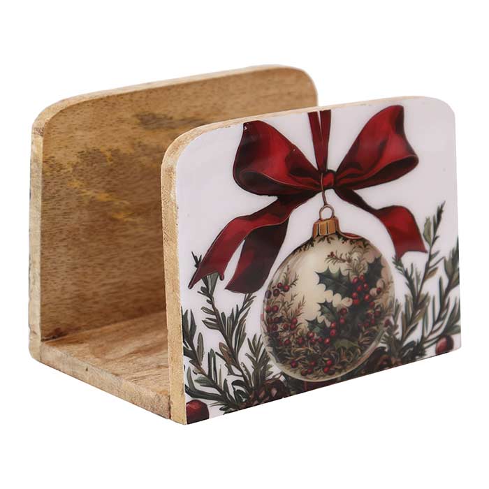 Christmas Ball Napkin Holder