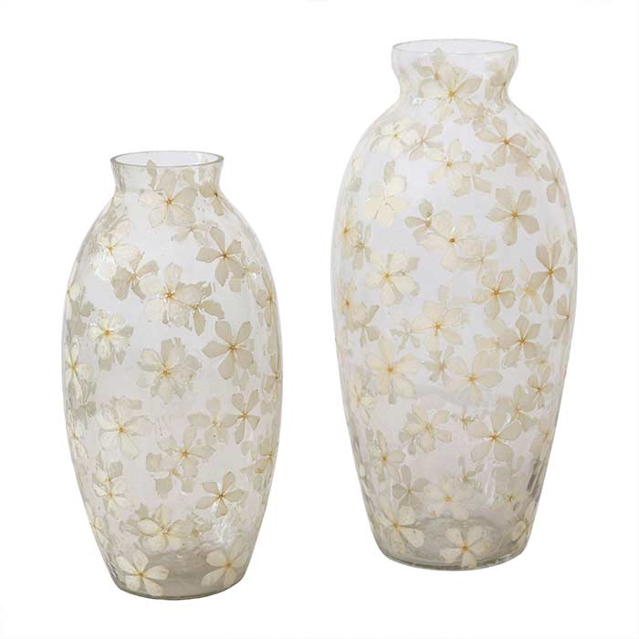 White Flower Vases - Set 2