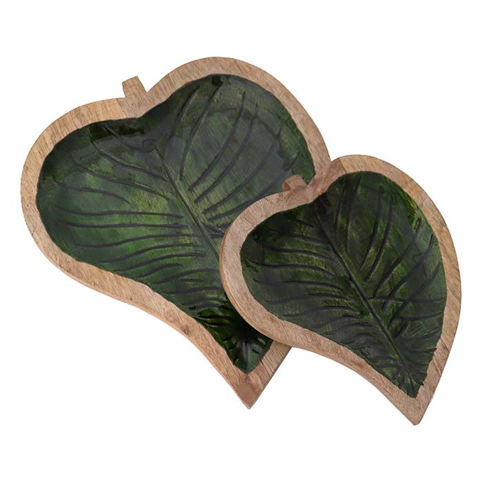 Leaf Trays Green - Set 2