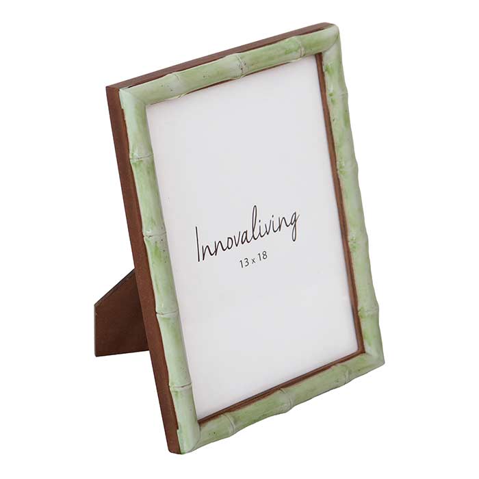 Portafoto Bamboo Effect Green - L