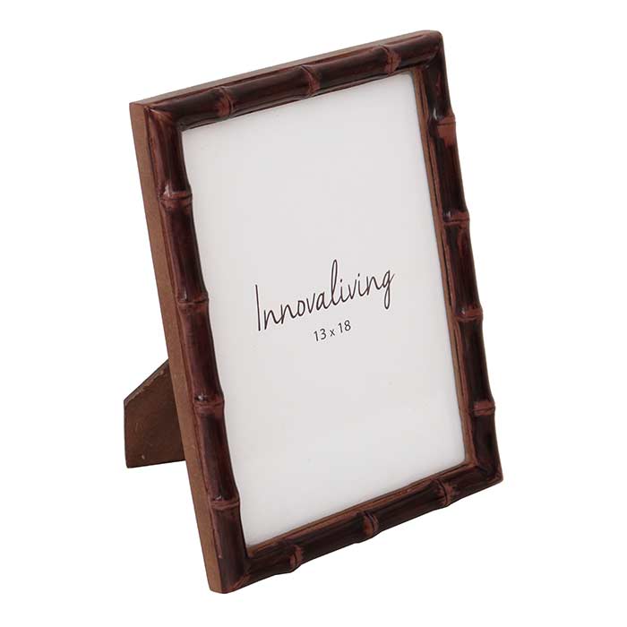 Portafoto Bamboo Effect Brown - L