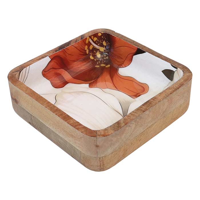 Autumn Color Square Bowl