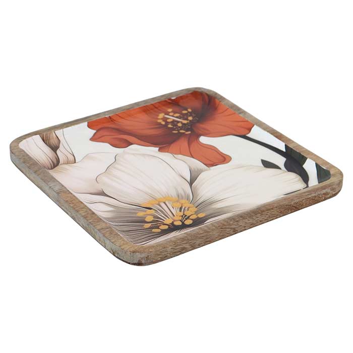Thin Autumn Color Square Tray