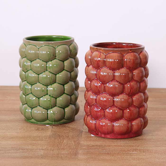 Vasi Dune Green/Red - Set 2