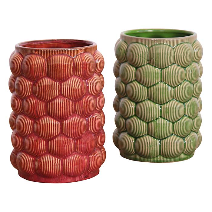 Vasi Dune Green/Red - Set 2