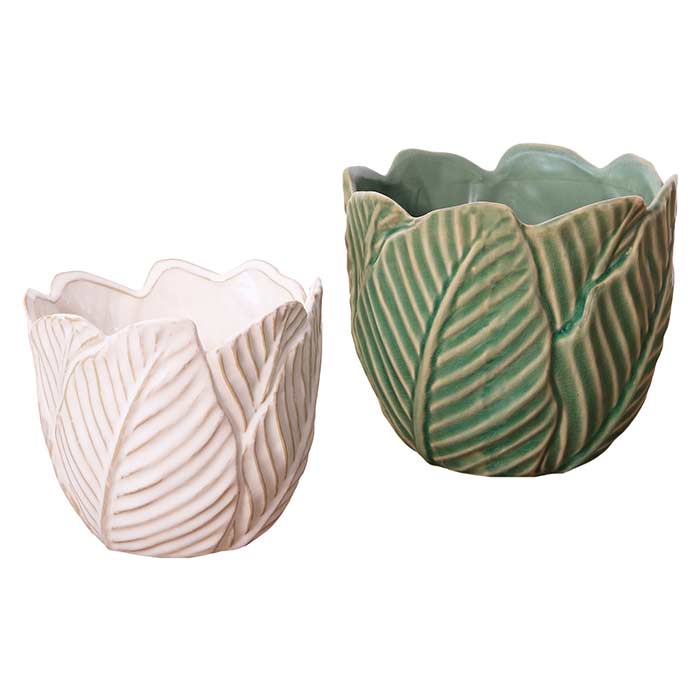 Vasi Joyful Green/White -  Set 2