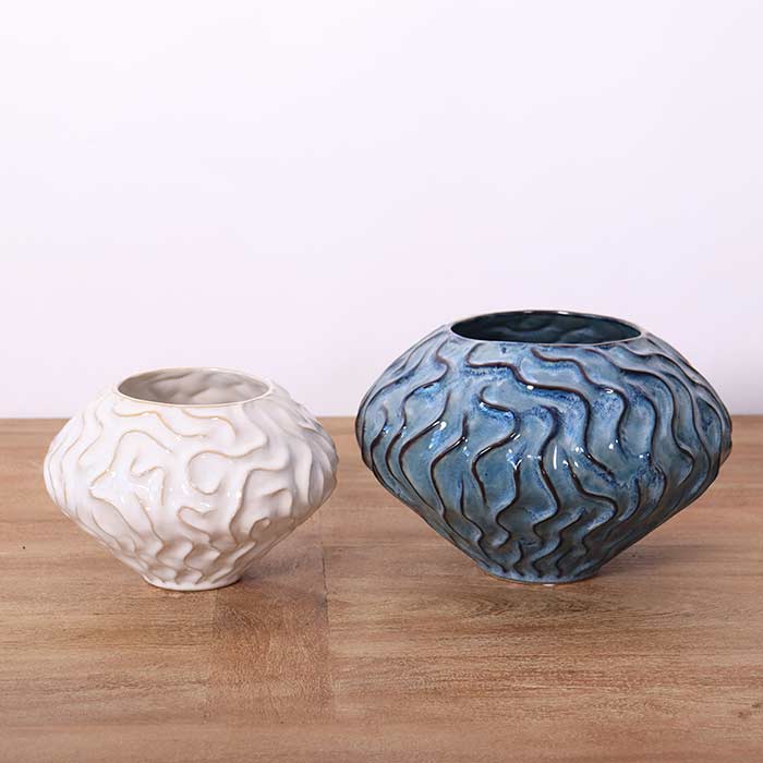 Vasi Aris Blue/White - Set 2