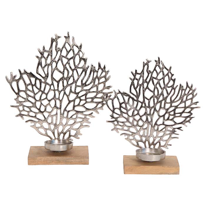 Portacandele Corallo - Set 2