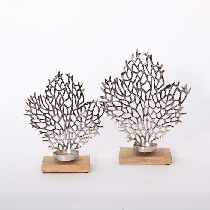 Portacandele Corallo - Set 2