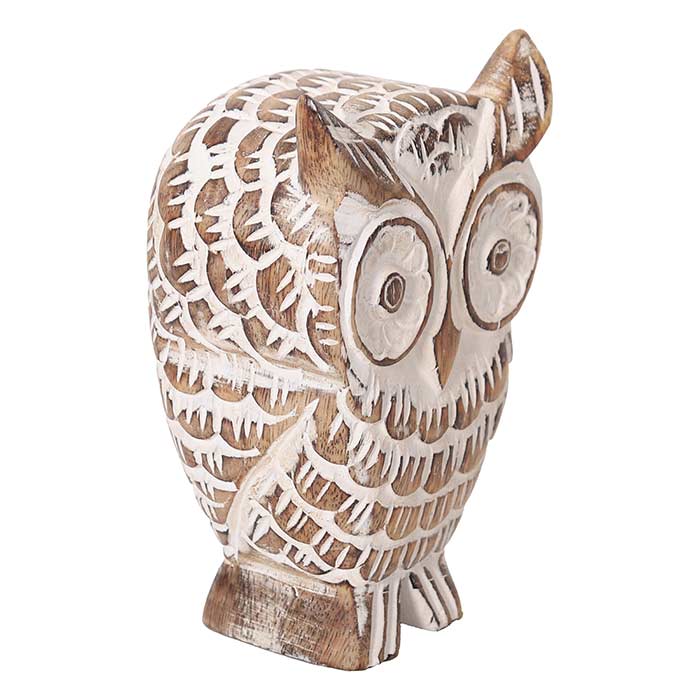 Gufo Legno Edvige - L