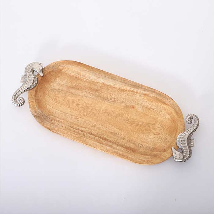 Vassoio Ovale Seahorse