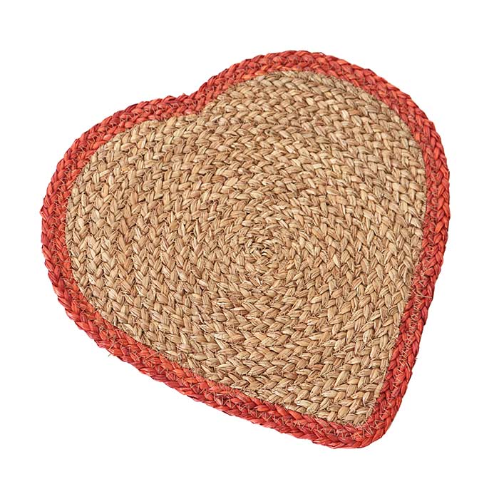 Sottopiatto Cuore Red