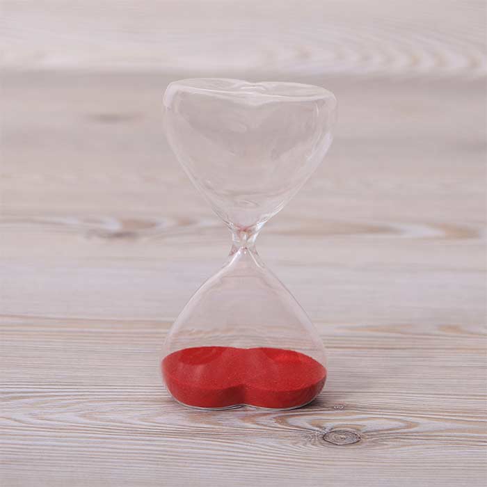 Clessidra Batticuore Red - 5 Min