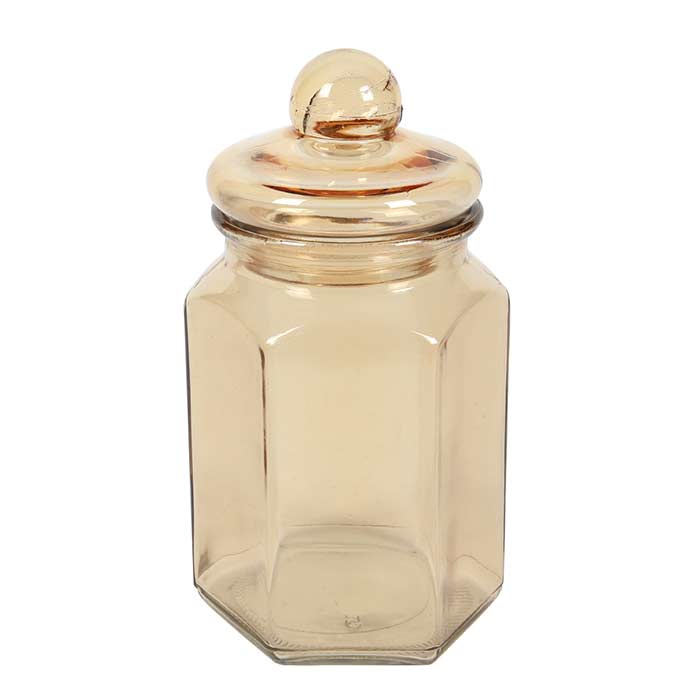 Barattolo Amber Glass - L