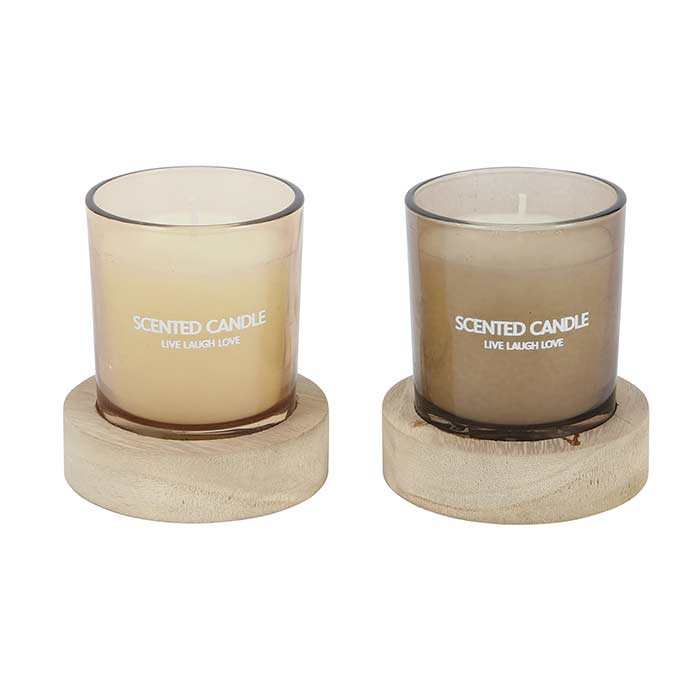 Candela Wood Base - 2 Col Ass