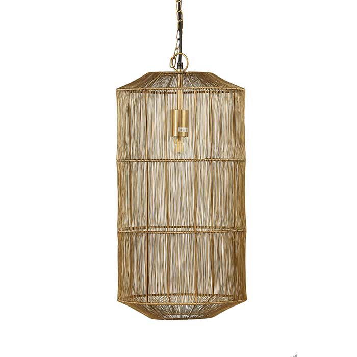 Lampadario Passport Slim Antic Gold