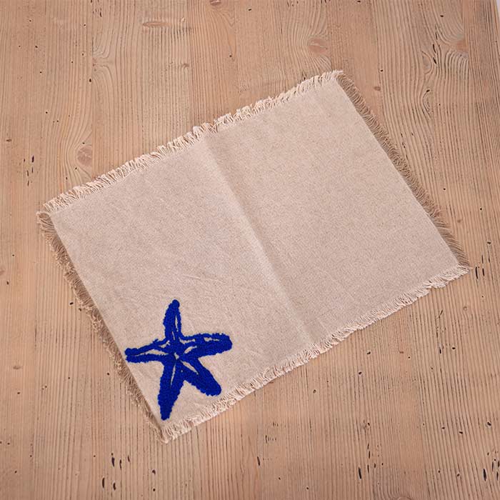 Tovaglietta Starfish Blue