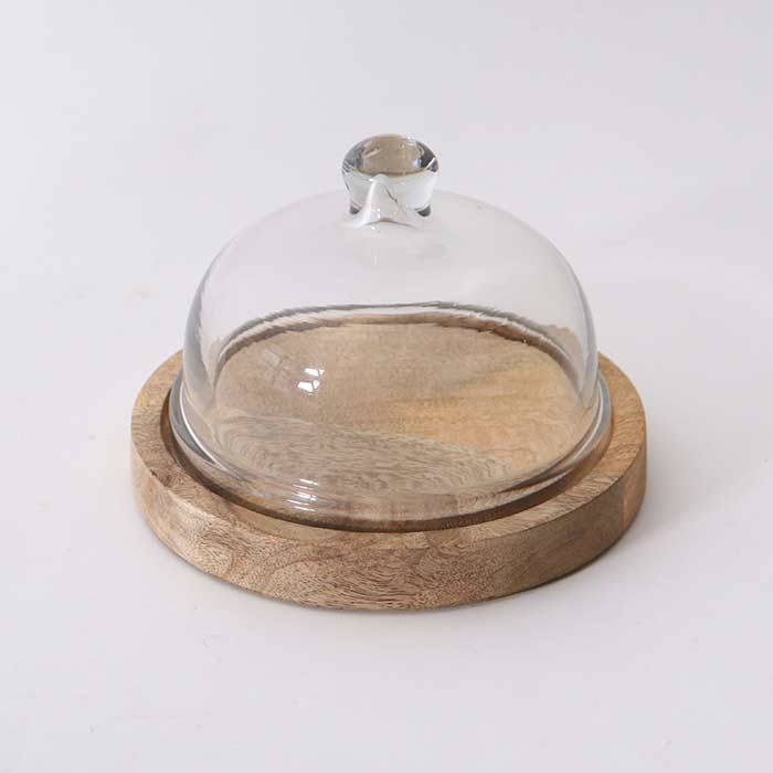 Piatto con Cloche Vetro Maison - S