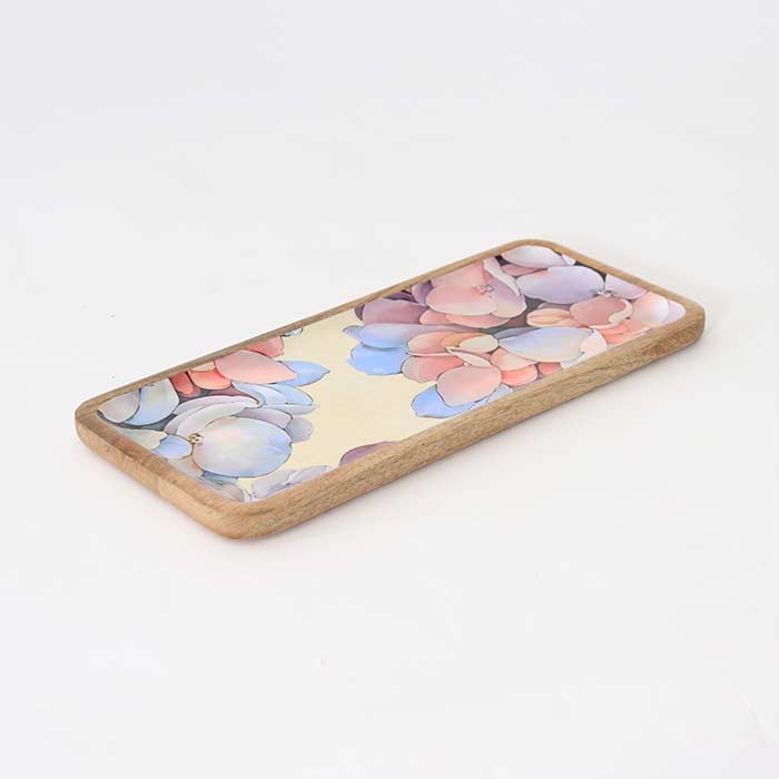 Vassoio Rettangolare Thin Fleuri