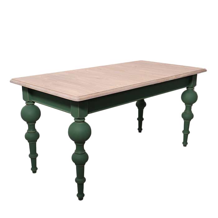 Tavolo Elisabeth green Legs