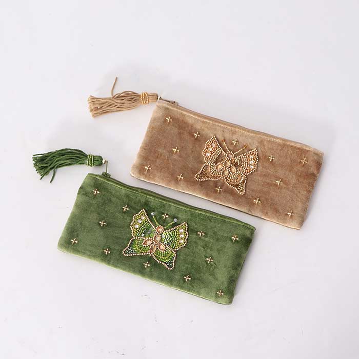 Pochette Rectanguar Butterfly - 2 Col Ass