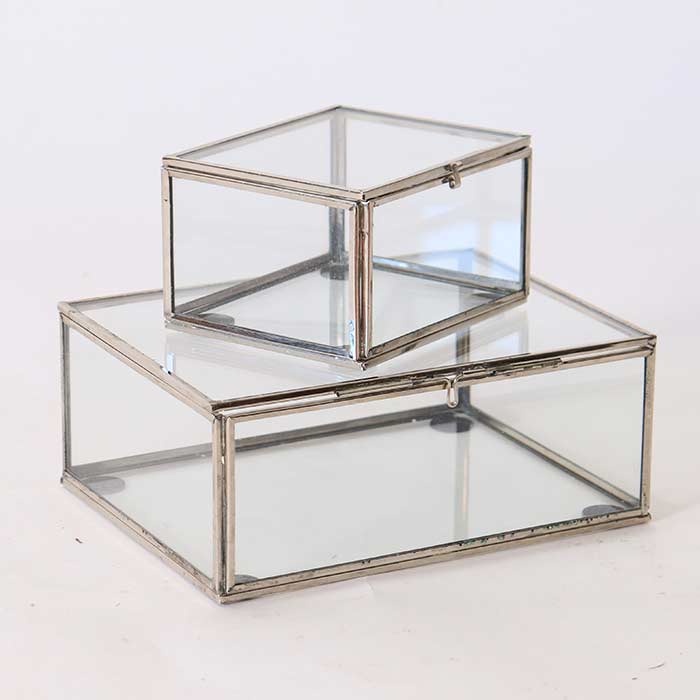 Scatole Vanity Silver - Set 2