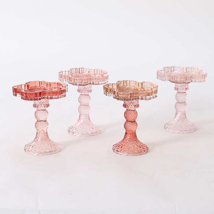 Portacandela Bloom Pink Tone - 4 Col Ass