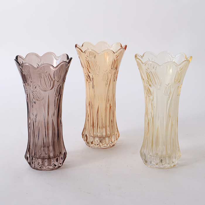 Vaso Triumph Tulip Brown Tone - 3 Col Ass