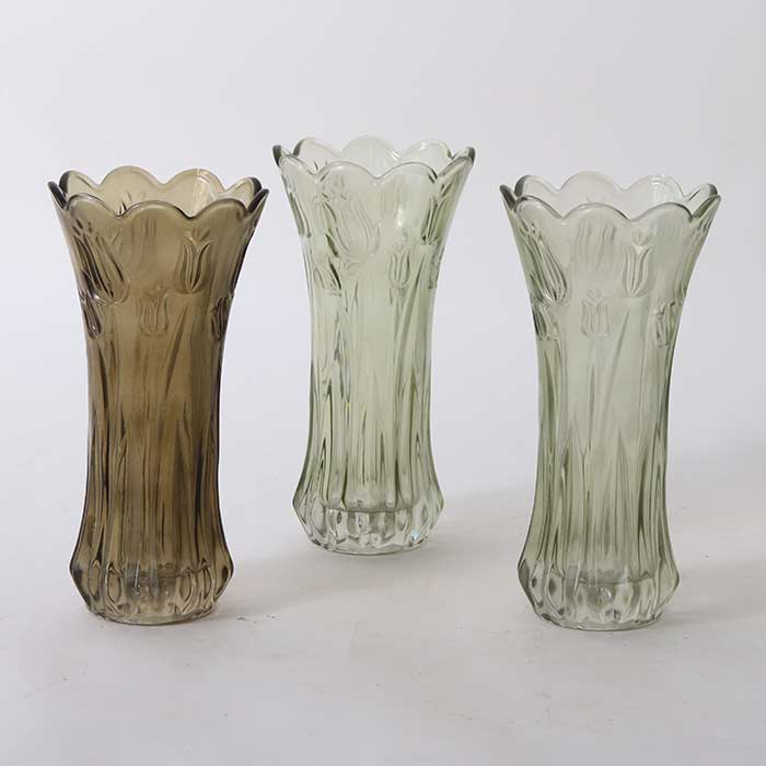Vaso Triumph Tulip Green Tone - 3 Col Ass