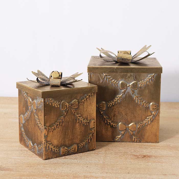 Box Noel Doré Square - Set 2