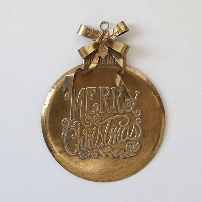 Pannello Merry Christmas Gold