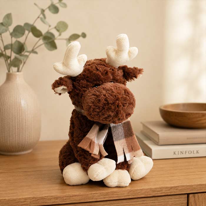Peluche Moose Tartan