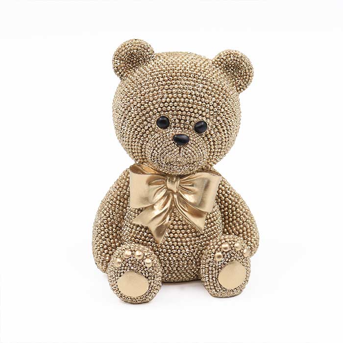 Decorazione Orso Glitter - M