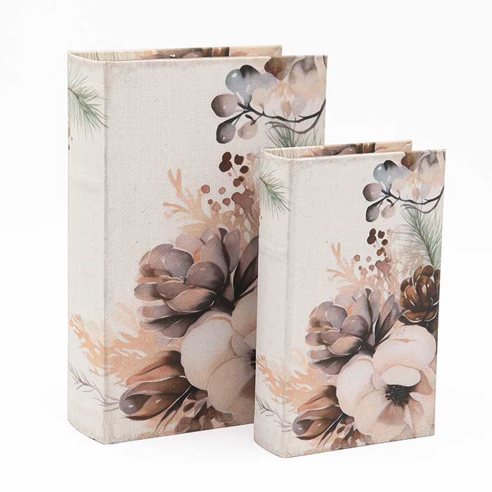 Scatole Libro Winter Bloom - Set 2