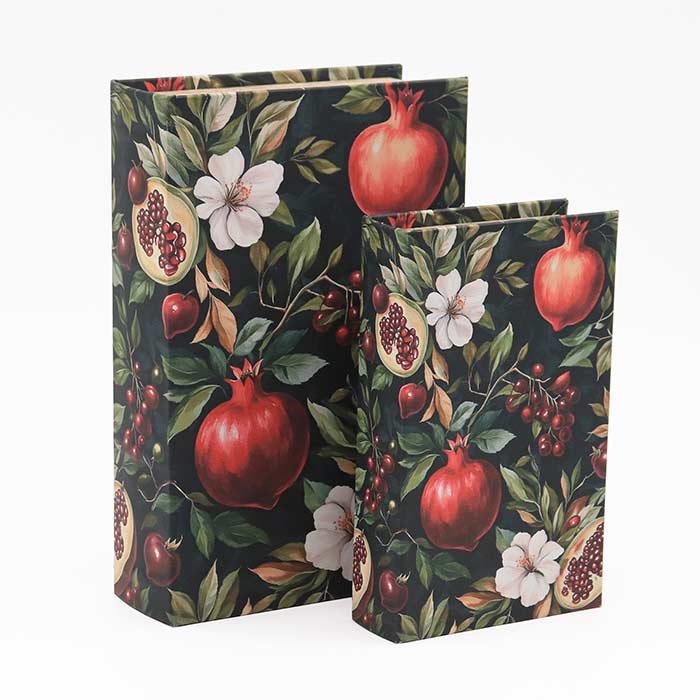 Scatole Libro Melograno - Set 2