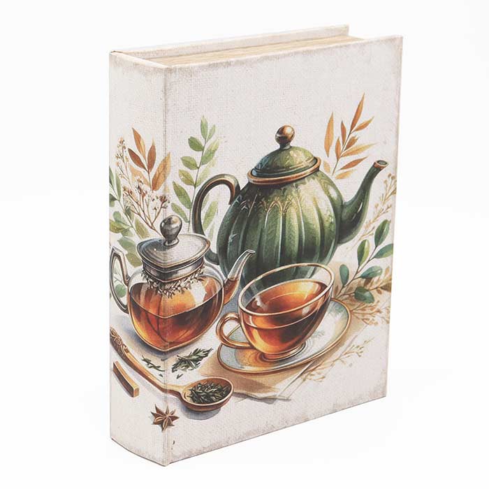 Scatola Libro Scomparti Cup of Tea