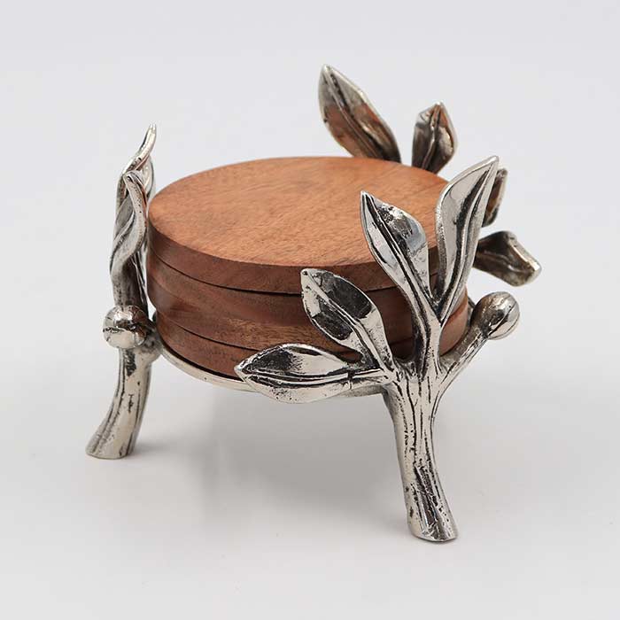 Sottobicchieri Masseria  Silver - Set 4