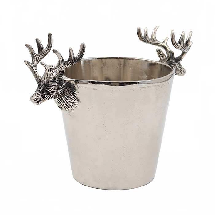 Wine Cooler Wild Deer Silver