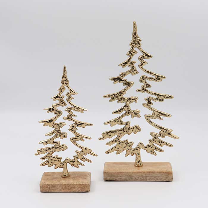 Alberi di Natale Vienna Gold - Set 2
