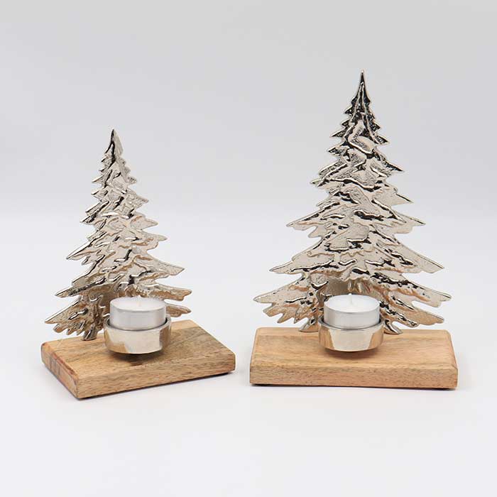 Alberi di Natale Helsinki Silver - Set 2