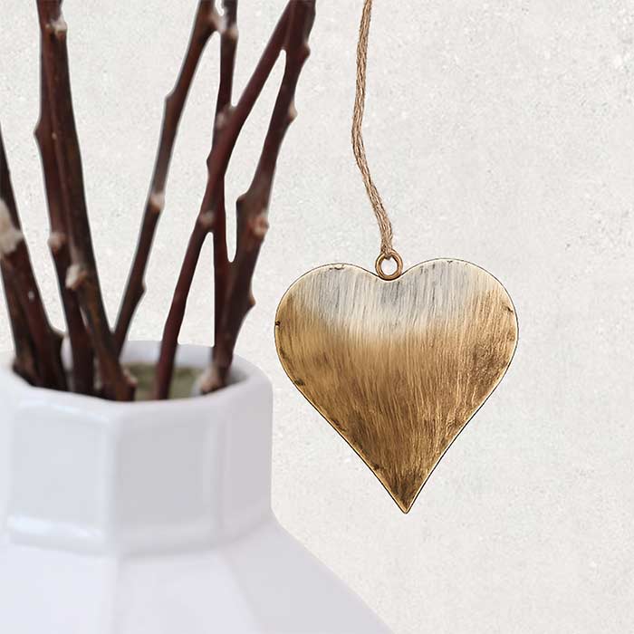Decorazione Gold Heart - S
