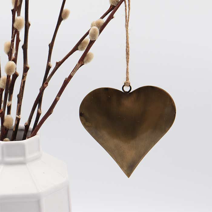 Decorazione Gold Heart - S